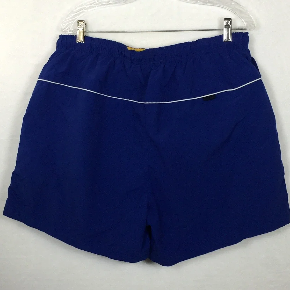 Nautica  Mens XL Blue Swim Trunks Shorts Elastic Waist Casual Lake River Beach‎